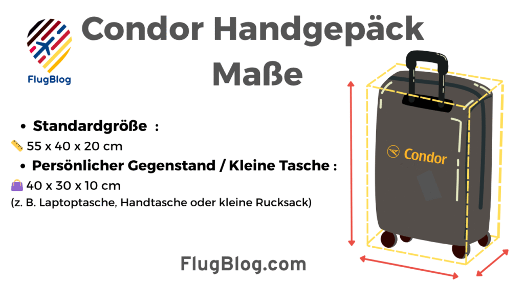 Condor Handgepäck Maße