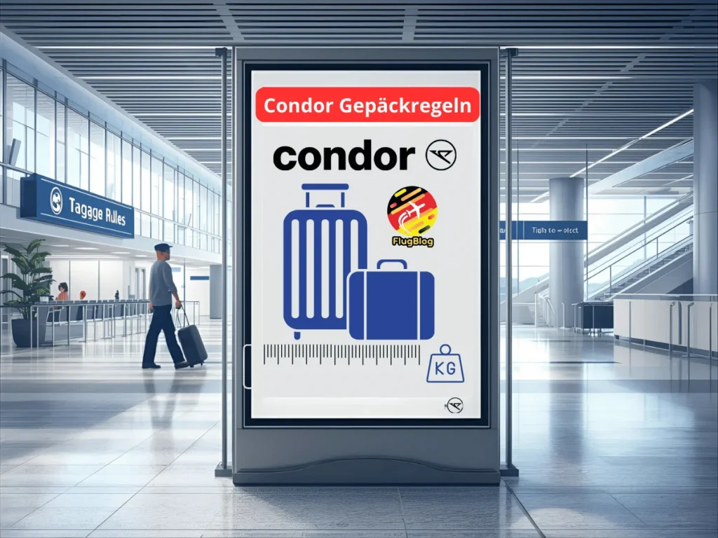Gewicht des Gepäcks bei Condor