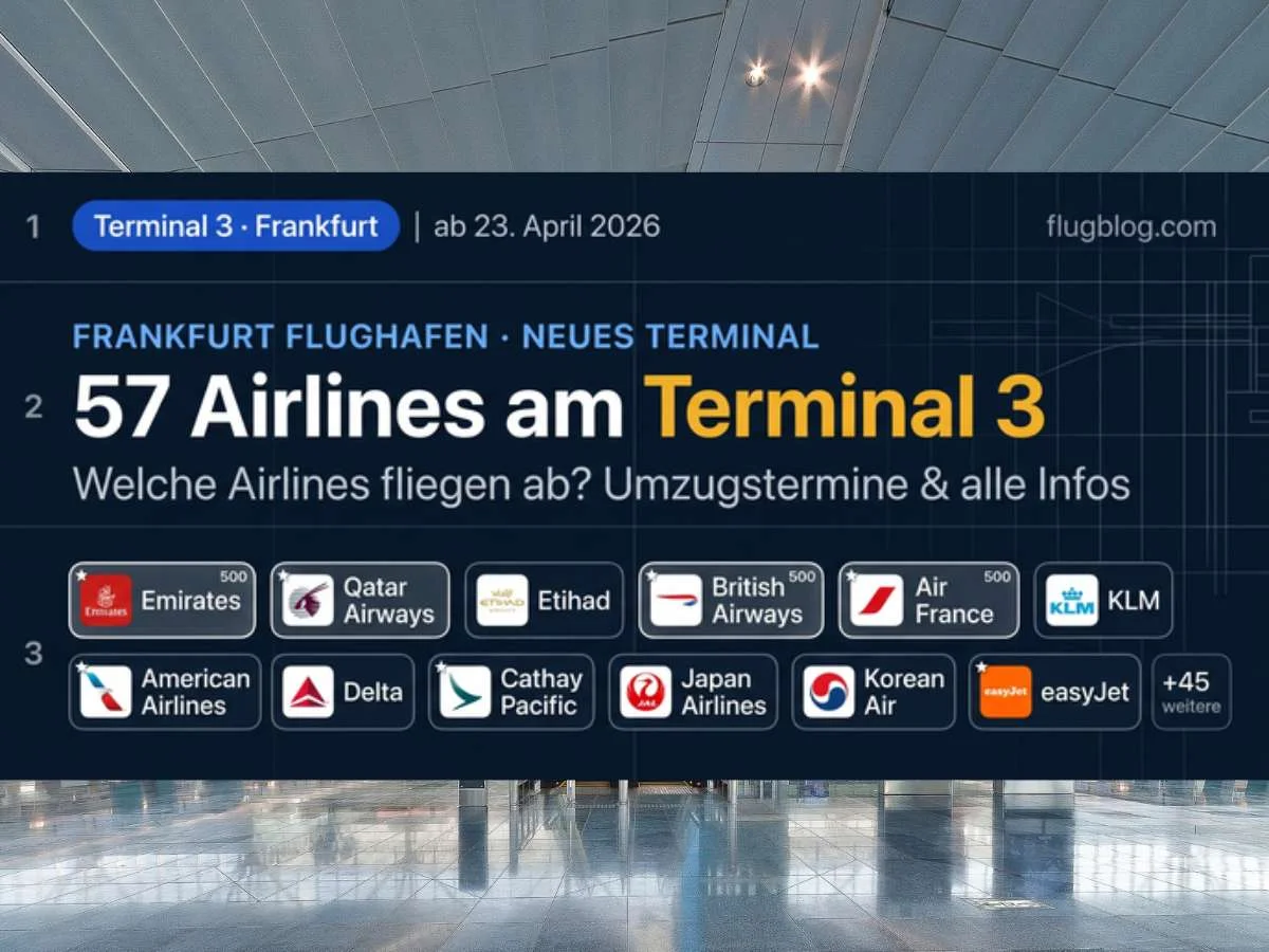 Frankfurt Flughafen Terminal 3 Airlines