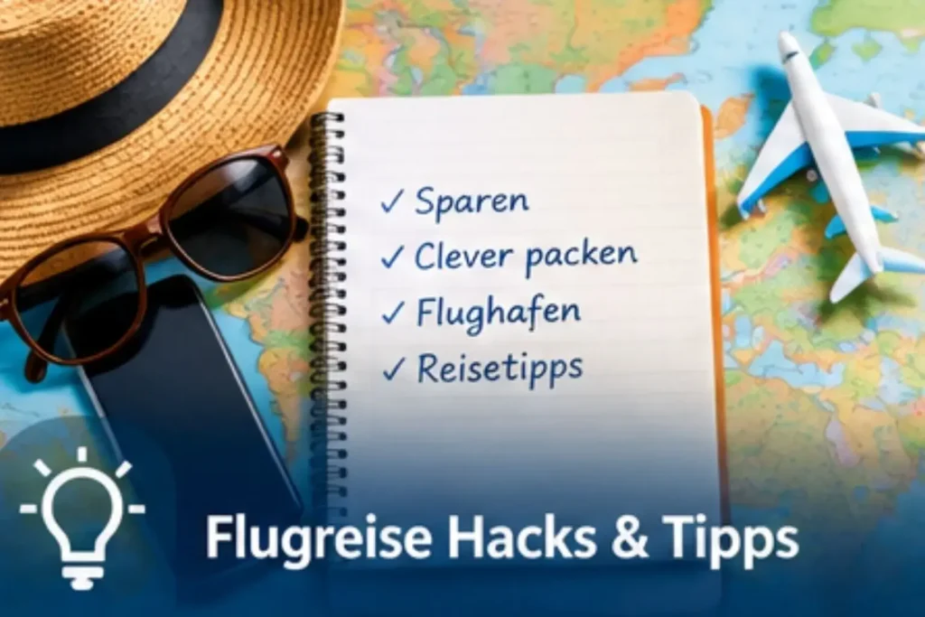 Flugreise Hacks und praktische Tipps für entspannte Flugreisen