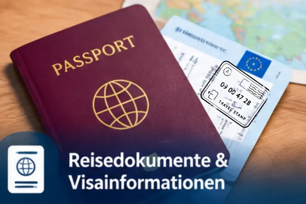 Reisedokumente und Visainformationen für internationale Flugreisen